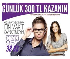 İNTERNETTEN EVDEN EK GELİR BAYAN ELEMAN İLANI HAFTALIK 2000₺ KAZANC