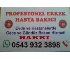 Ankara / Akyurt / Erkek Yaşlı Bakıcısı Arayanlar / 0 543 932 3898