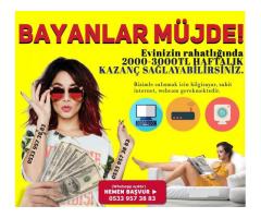GÖRÜNTÜLÜ SOHBET OPERATÖRÜ HAFTALIK ÖDEME 2000TL