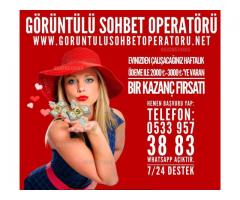 GORUNTULU SOHBET OPERATORU İŞ İLANLARI