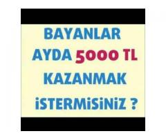 PART-TIME/YADA FULL-TIME ÇALIŞARAK HAFTADA 1000-2000 TL