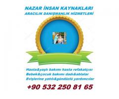 kırklareli/kofçaz yatılı bakıcı,hasta yaşlı bakıcısı,yabancı bakıcı,evde bakıcı,0 532 250 81 65