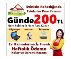 Ev Hanımı, Üniversite Öğrencisi, Çalışan ve Ek Gelir Kazanmak İsteyen Bütün Bayanlar