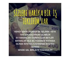 Bayanlara evde ek iş imkanı.