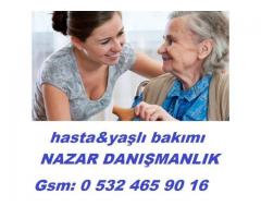 bakırköy,de yatılı bakıcı hasta yaşlı bakıcısı yabancı bakıcı evişlerine yardımcı 0 532 250 81 65