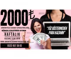 Sohbet Operatörü İs İlanlari
