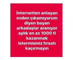 EV HANIMI,ÖĞRENCİ ,İŞ ARAYAN TÜM ARKADAŞLAR