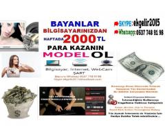 Bayan Öğrencilere freelance iş imkani