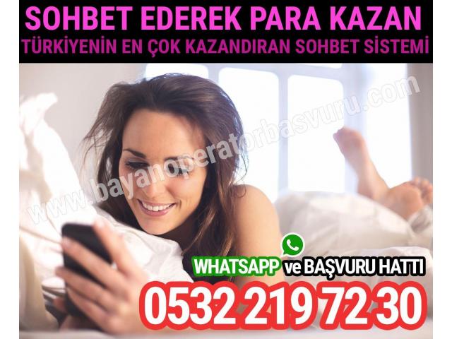 EVDEN YUKSEK GELIRLE TELEFON SOHBET OPERATORLERİ ARANMAKTADIR