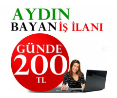 Evden çalışıcak bayanlar aranmaktadır