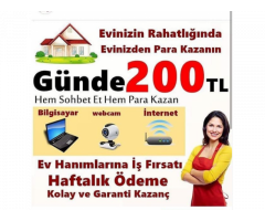 Bayanlar ayda 3000-4000 tl kazanmak sizin elinizde