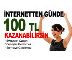 internet ve kameranız varsa her pazartesi size ödeme yapıyoruz