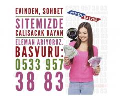 Kamerali Sohbet Operatoru - Evde Ek İs