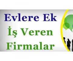 EV HANIMLARINA EVDEN EK İŞ