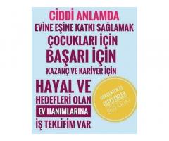 EV HANIMLARINA BAYAN ÖĞRENCİLERE EVDEN EK İŞ