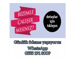 görüntülü sohbet günlük ödeme bayan eleman