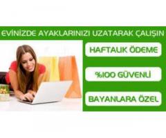 BAYANLARA EVDEK EK GELİR