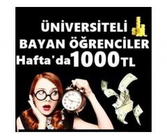 ÜNİVERSİTE ÖĞRENCİLERİ EV HANIMLARI İÇİN GÖRÜNTÜLÜ SOHBET OPERATÖRLÜĞÜ İŞ BAŞVURU TEL:0534 616 0126