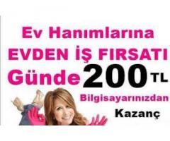 ÖĞRENCİLERE EV HANIMLARINA EVDEN EKİŞ