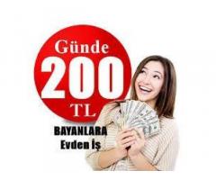 SADECE BİZDE ÇALIŞARAK HAFTADA 1000 TL KAZANIRSINIZ