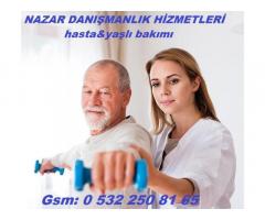 çanakkalede,hasta bakıcı,yaşlı bakıcısı