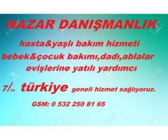 kırklareli/vize,de,hasta bakıcı,yaşlı bakıcısı,yatılı bakıcı.0 532 250 81 65