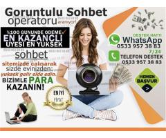 Sohbet Operatoru İs İlanlari