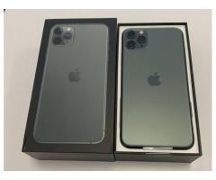 Apple iPhone 11 Pro 64GB -- 400 EUR, iPhone 11 Pro Max 64GB -- 430 EUR, iPhone 11 64GB -- 350EUR