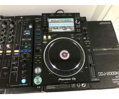 2x Pioneer CDJ-2000NXS2 + 1x DJM-900NXS2 mixer = 1899 EUR ,  WHATSAPP Chat : +27642105648