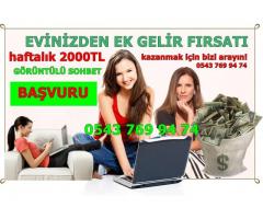 GÖRÜTÜLÜ SOHBET OPERATÖRÜ ALIMLARI BAŞLADI 0543 769 94 74