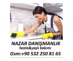 Denizli'de hasta bakıcı Denizli'de yaşlı bakıcısı