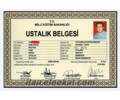 SAHİBİNDEN KİRALIK ERKEK BERBERİ USTALIK BELGESİ