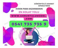 GÜNDE 1000 TL - EVDEN PARA KAZAN - GORUNTULU SOHBET MODEL İLANI - 0541 735 735 9