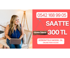 Saatte 300TL Kazançla Bayan Görüntülü Sohbet Operatörü Aranıyor-0542 168 99 05