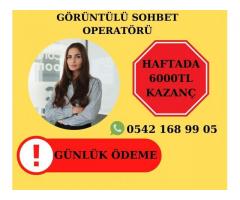 KOTA YOK ! BEKLEMEK YOK ! BAYAN GÖRÜNTÜLÜ SOHBET OPERATÖRÜ-GÜNLÜK ÖDEME