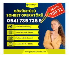 Saatte 150 TL | Genel Oda YOK | Kota YOK | Anlık Ödeme | Görüntülü Sohbet Operatörü