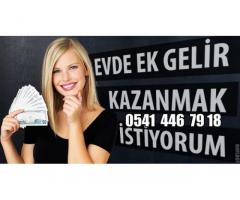 AKILLI TELEFON,TABLETTEN VE BİLGİSAYARDAN ÇALIŞARAK SAATİ 165 TL -HAFTALIK ÖDEME