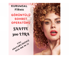 İhlal Yok! Ceza Yok! Saatte Net ₺300 GÖRÜNTÜLÜ SOHBET OPERATÖRÜ ARIYORUZ