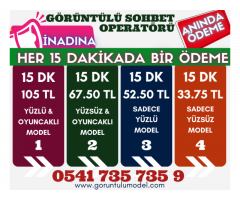 KAMPANYA ! 15 DK 105 TL - ANINDA ÖDEME - MODEL ALIM KAMPANYASI - 0541 735 735 9