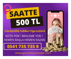 Bekleme Yok | Kota Yok | Anında Ödeme ile Çalışacak Görüntülü Sohbet Operatörü İş İlanı