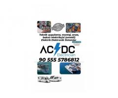 Teknik uygulama tekne karavan elektrik elektronik sistemleri ACDC