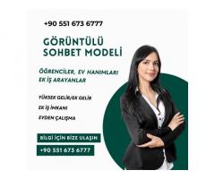 GÖRÜNTÜLÜ SOHBET MODELİ- YÜKSEK KAZANÇ İMKANI GECELİK BİRKAÇ SAAT ÇALIŞARAK 2-3 BİN TL KAZANÇ YÜKSEK