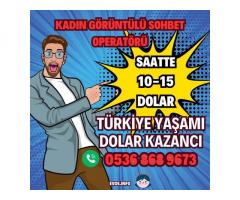 SAATLİK 10-15 DOLAR KAZANÇ YÜZÜNÜN YARISINI GÖSTEREBİLİRSİNİZ. KOTA YOK ÇEKİM GÜNÜ YOK +BONUS