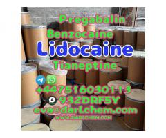 Lidocaine Tianeptine pregabalin raw Powder 137-58-6  raw Powder
