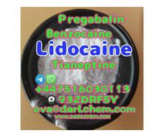 Lidocaine Tianeptine pregabalin raw Powder 137-58-6 High Quality
