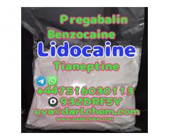 Lidocaine Tianeptine pregabalin raw Powder 137-58-6 High Quality