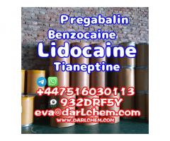 Lidocaine Tianeptine pregabalin raw Powder 137-58-6 Wholesale Price