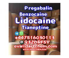Lidocaine Tianeptine pregabalin raw Powder 137-58-6 Factory