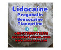 Lidocaine Tianeptine pregabalin raw Powder 137-58-6 China Factory