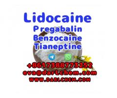 Lidocaine Tianeptine pregabalin raw Powder 137-58-6 darl Supply